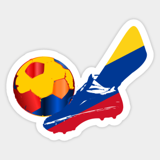 Intl. Soccer - Columbia Sticker